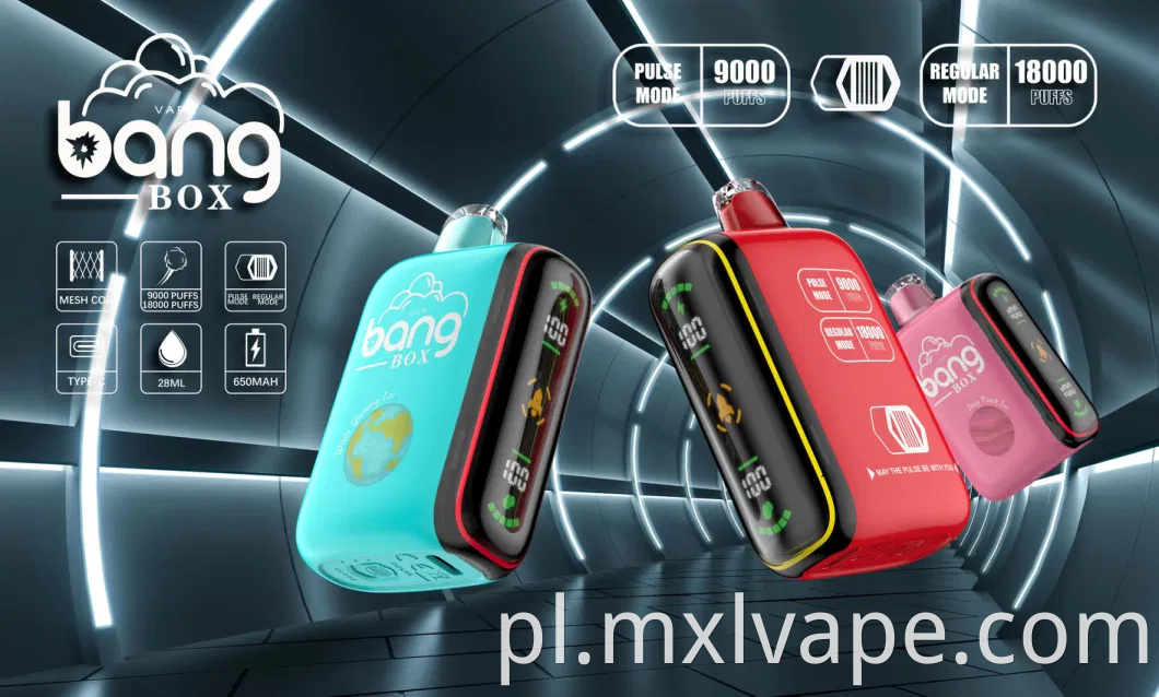 Hurtowa cena jednorazowa Vape Pod Bang Box 9000-18000 Puffs POCO